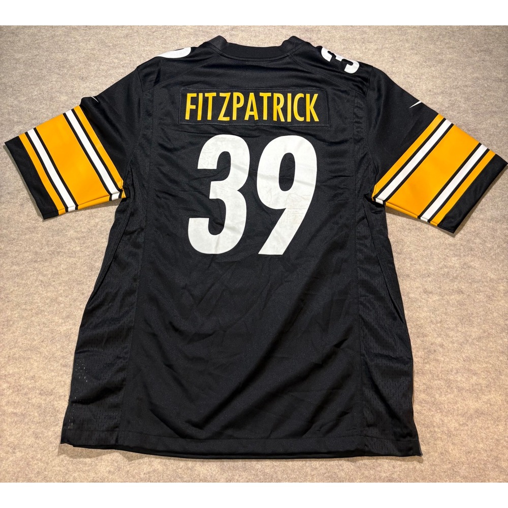 Nike Pittsburgh Steelers Minkah Fitzpatrick 39 NFL Jersey Mens Large Black